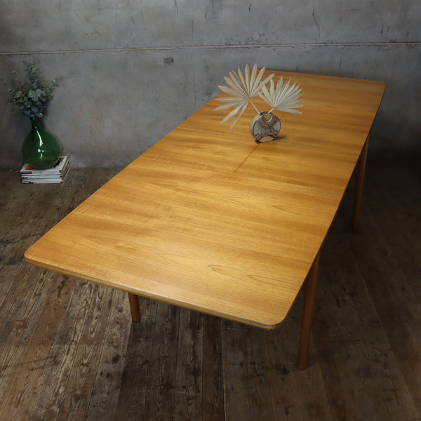 McIntosh Mid Century Teak Double Extending Dining Table - #2406E