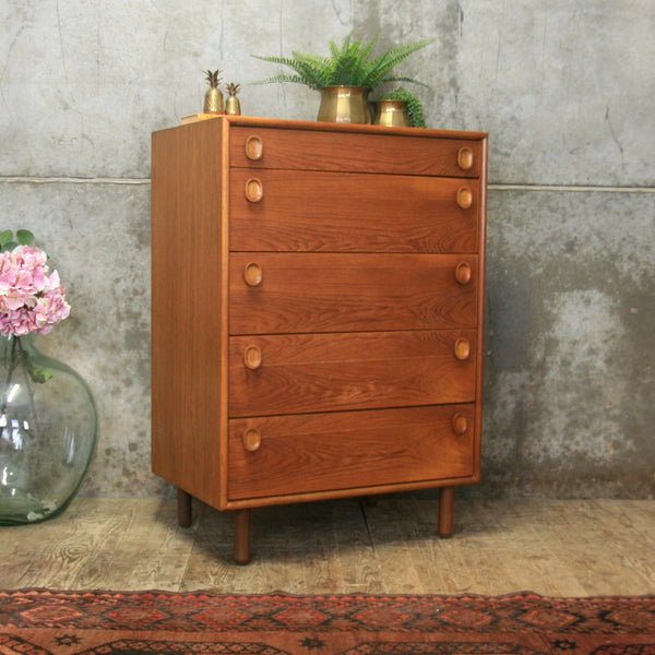 Mid Century Meredew Teak Chest of Drawers #3018