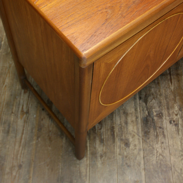 Mid Century Teak Nathan 'Circles' Sideboard #3018