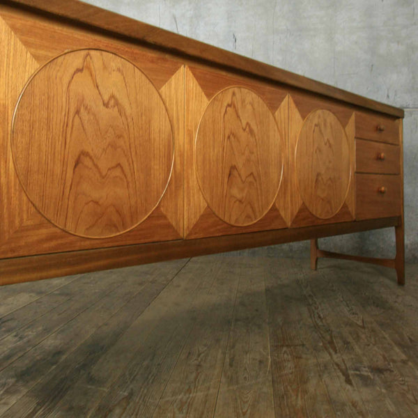 mid_century_teak_nathan_circles_sideboard_vintage
