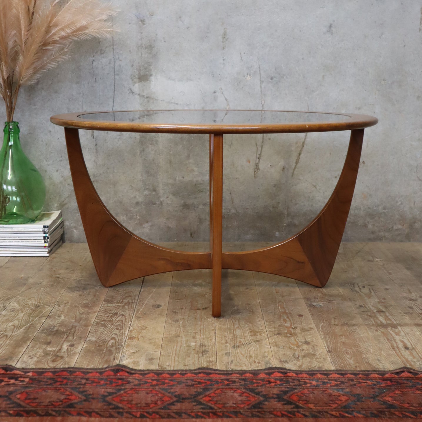 Mid Century GPlan Astro Teak Coffee Table 1101b Mustard Vintage