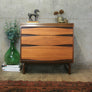 Mid Century Teak Tallboy Chest of Drawers – 0509k