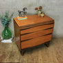 Mid Century Teak Tallboy Chest of Drawers – 0509k