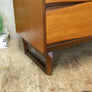 Mid Century Teak Tallboy Chest of Drawers – 0509k