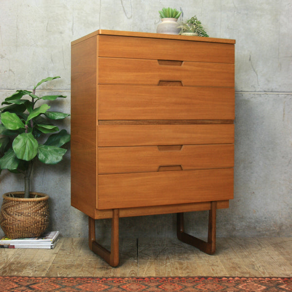 mid_century_uniflex_gunther_hoffstead_vintage_tallboy_drawers
