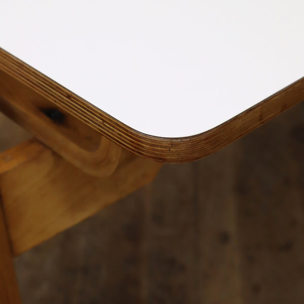 Mid Century Esavian Bent Plywood School Table / Desk - 1404c