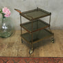 Mid Century Brass Drinks Trolley / Bar Cart #0618