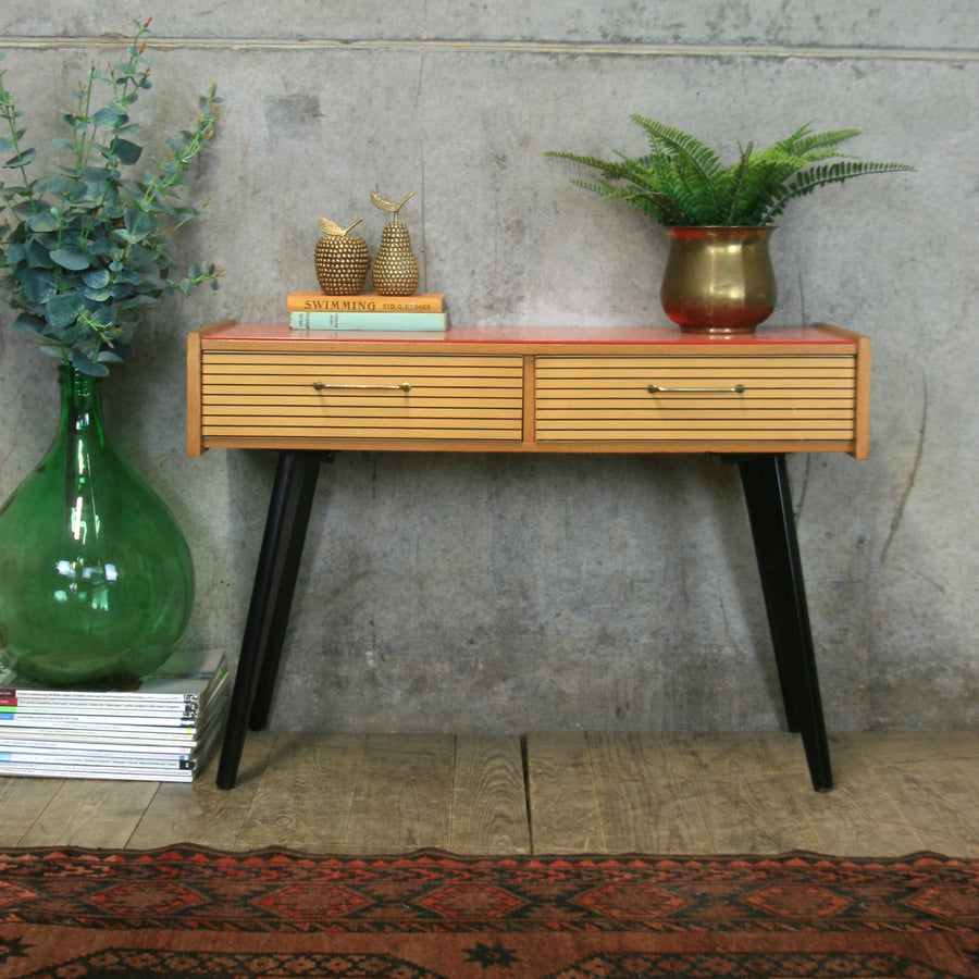Mid Century Console / Lamp Table – 0509l