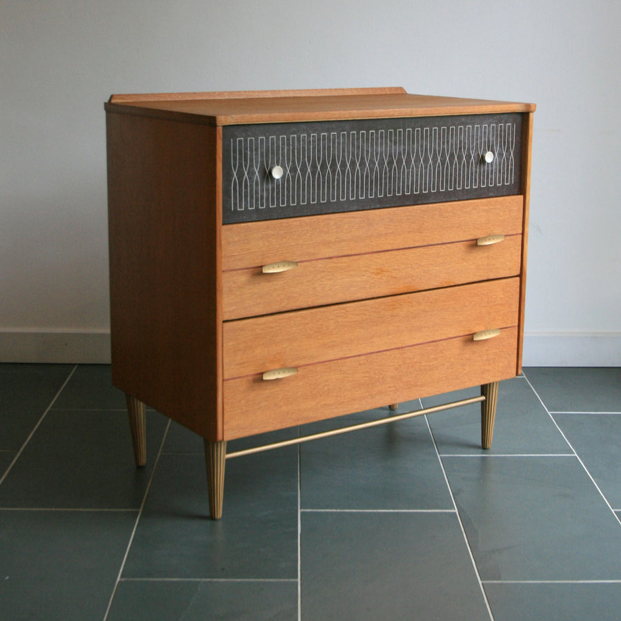Mid Century Oak Chest of Drawers
