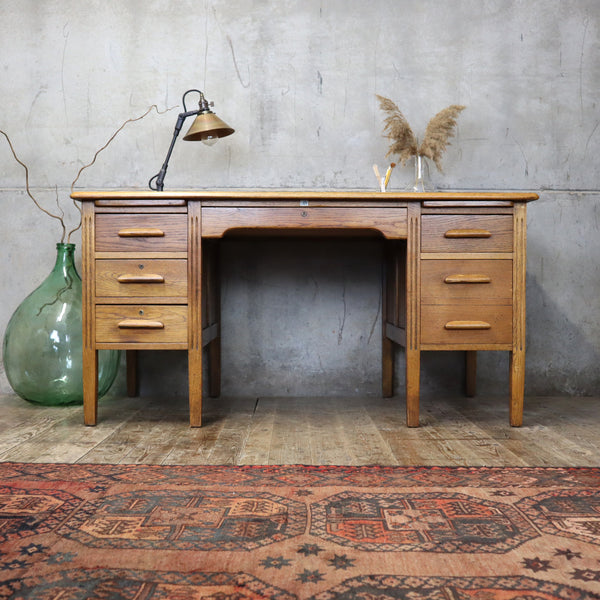 mid_century_vintage_rustic_oak_pedestal_desk