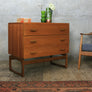 Vintage G-Plan Quadrille Teak Chest of Drawers