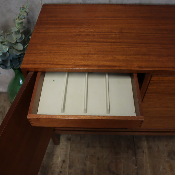Mid Century Small Walnut Sideboard - 0807f