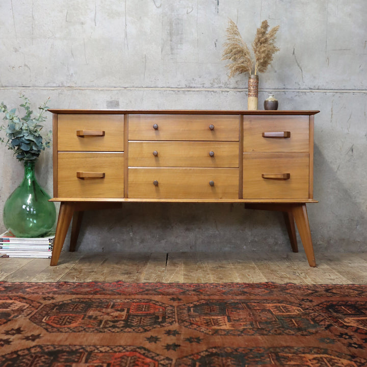 Mid Century Walnut Sideboard – 0701e