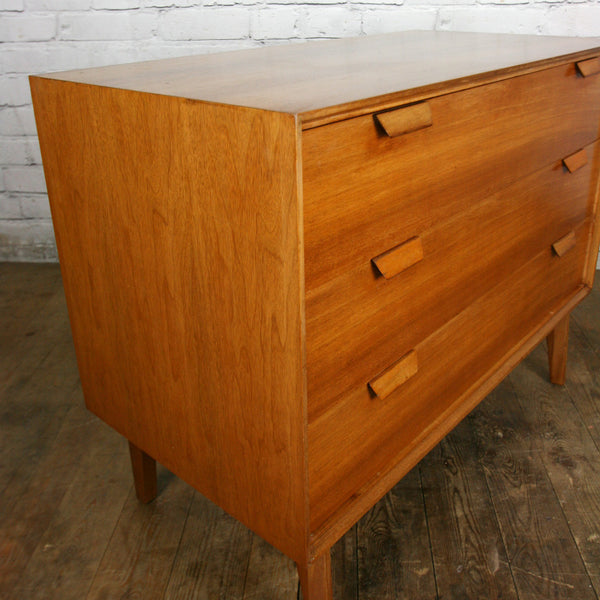 Vintage Mid Century Walnut Chest of Drawers