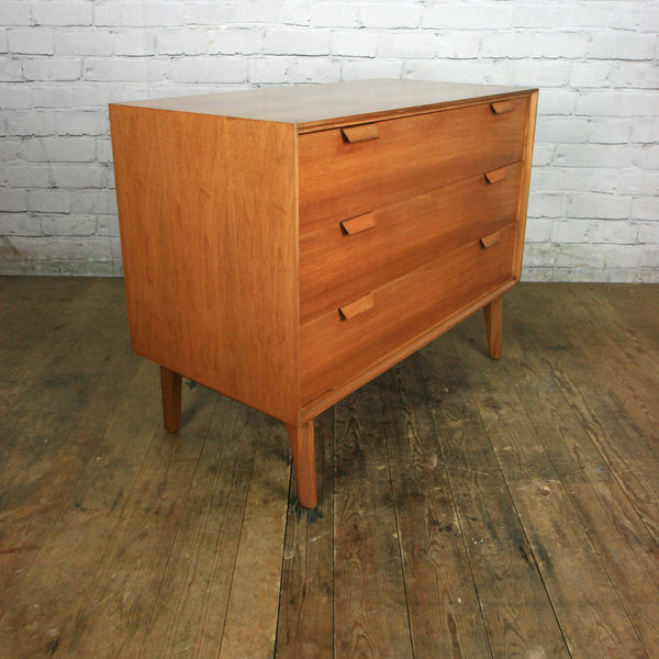 Vintage Mid Century Walnut Chest of Drawers