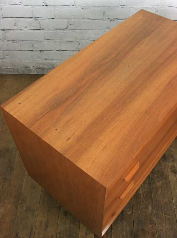 Vintage Mid Century Walnut Chest of Drawers