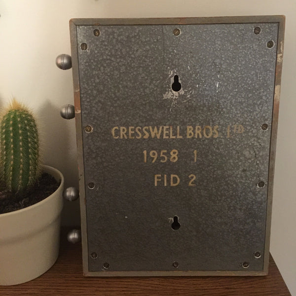 1958 Vintage Post Office Perpetual Calender - Grey