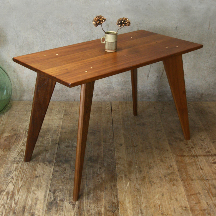 Reclaimed & Hand Crafted Iroko Desk - 120x60cm *MADE TO ORDER*