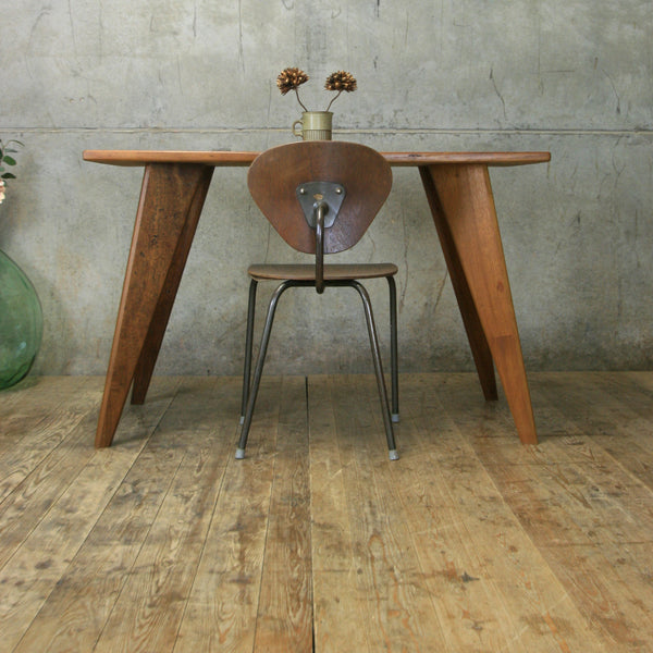 Reclaimed & Hand Crafted Iroko Desk - 120x60cm *MADE TO ORDER*