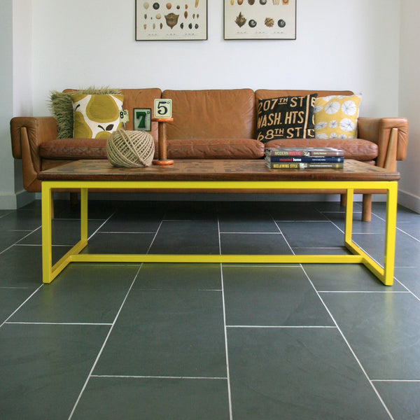 *LIMITED EDITION* 'The Harnall – Taste Delight' Foodie inspired Iroko Coffee Table