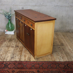 Vintage School Double Laboratory Cabinet / Sideboard - 2201f