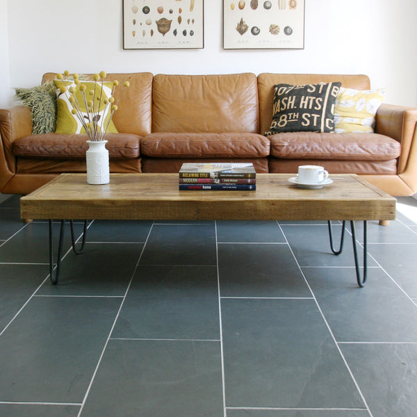 'The Hairpin' Rustic Coffee Table - MADE TO ORDER