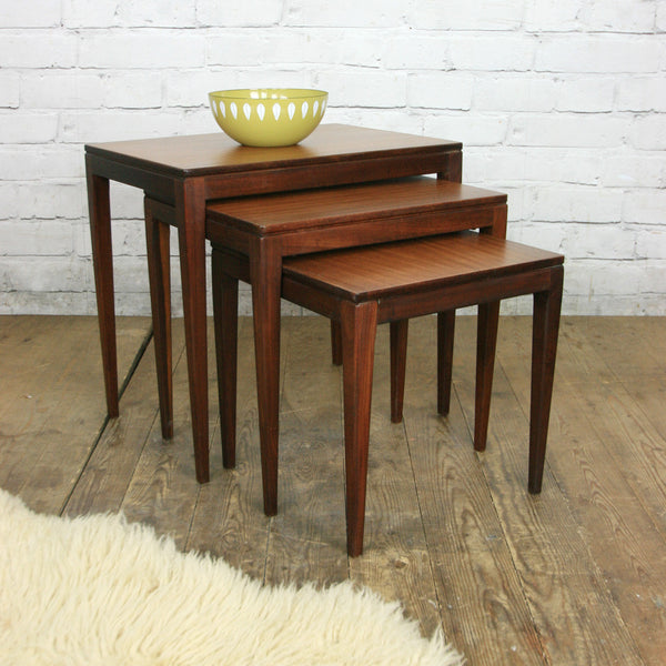 Vintage Afromosia Nest of Tables