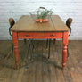 Vintage victorian rough luxe farm kitchen table
