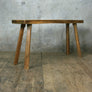 Rustic Vintage Oak Bench