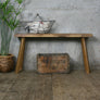 Rustic Vintage Oak Bench