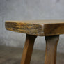 Rustic Vintage Oak Bench