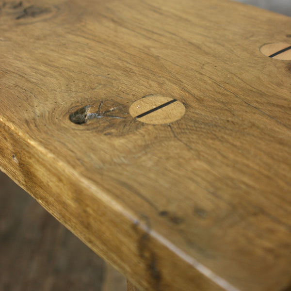 Rustic Vintage Oak Bench