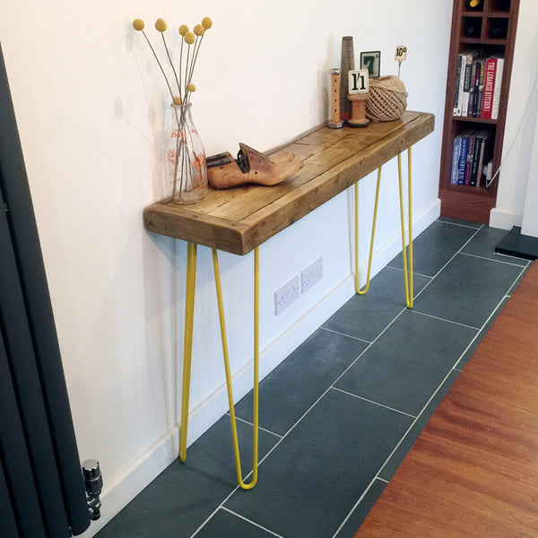 'The Hairpin' Rustic Console Table