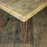 Rustic Copper Hairpin Dining Table *One in Stock*