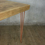 Rustic Copper Hairpin Dining Table *One in Stock*