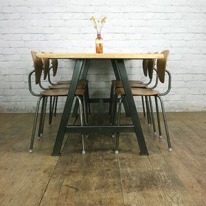 'The Steel A-Frame' Dining Table