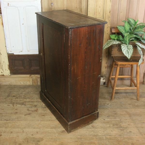 Vintage Rustic Pine Storage Cupboard