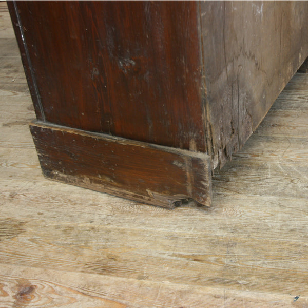 Vintage Rustic Pine Storage Cupboard