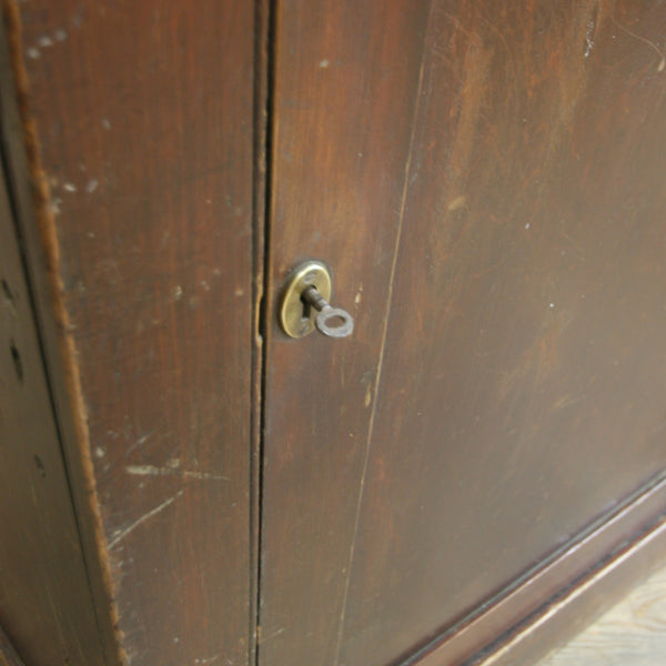Vintage Rustic Pine Storage Cupboard