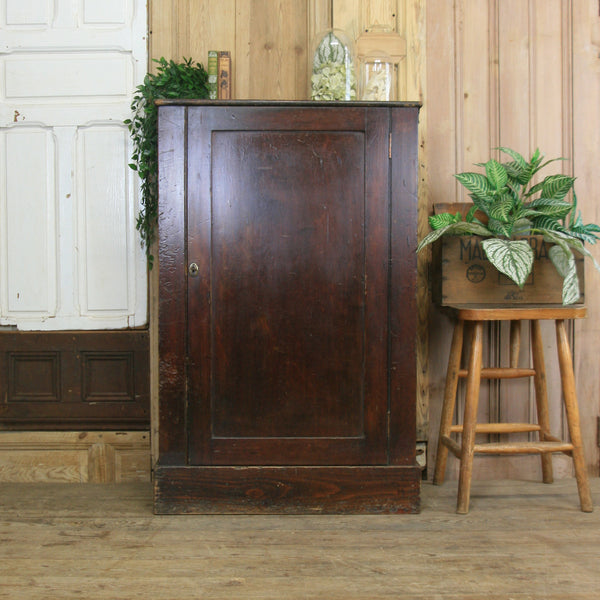 Vintage Rustic Pine Storage Cupboard