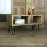 'The Hairpin' Rustic Media Unit - SMALL - *1 Oak Finish in stock*