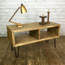 'The Hairpin' Rustic Media Unit - SMALL - *1 Oak Finish in stock*