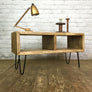 'The Hairpin' Rustic Media Unit - SMALL - *1 Oak Finish in stock*