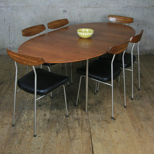 Vintage Stag 'S' Range Table & 6 Chairs