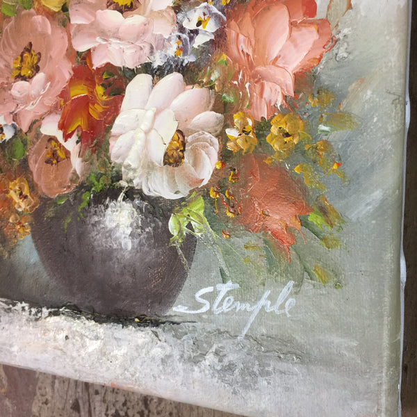 Vintage Oil Painting on Canvas 200x250mm