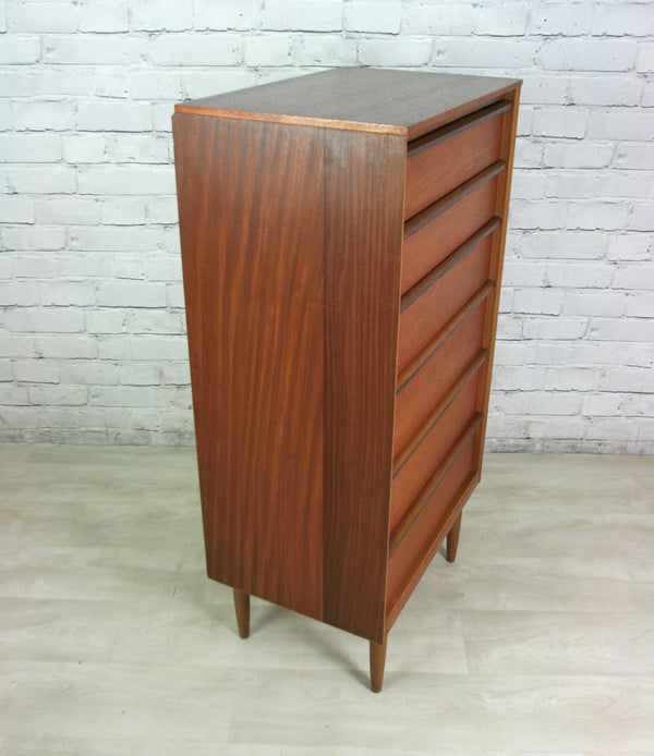 Vintage Austinsuite Teak & Rosewood Tallboy Chest of Drawers