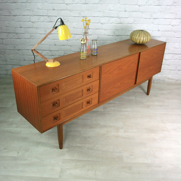 Vintage 1960s Mcintosh Teak Sideboard