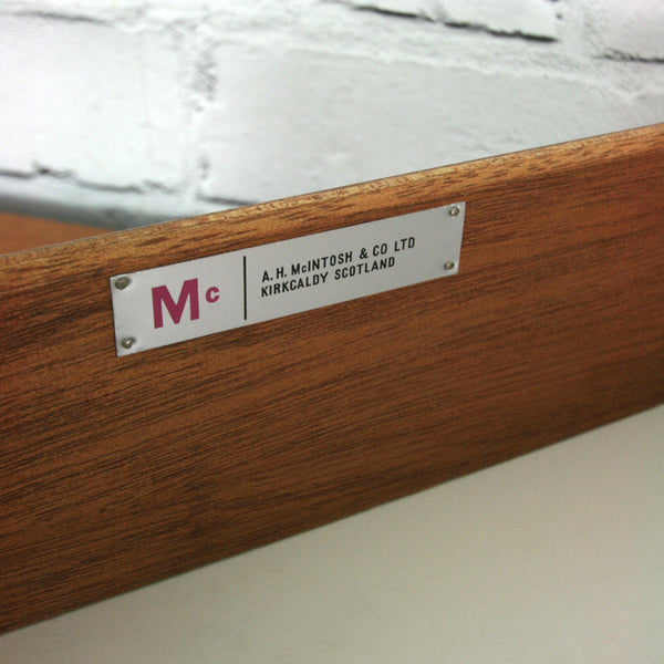 Vintage 1960s Mcintosh Teak Sideboard