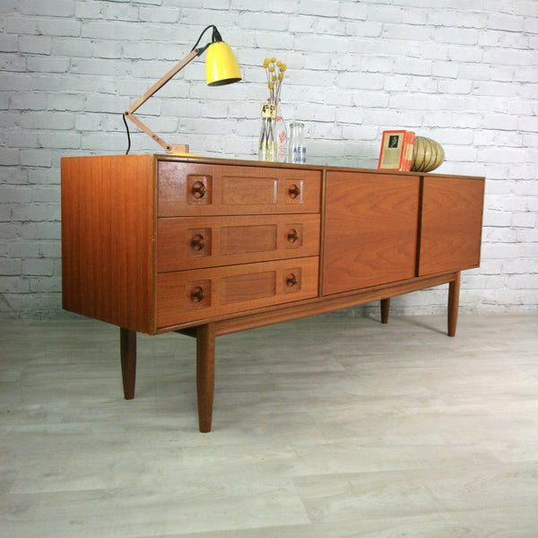 Vintage 1960s Mcintosh Teak Sideboard