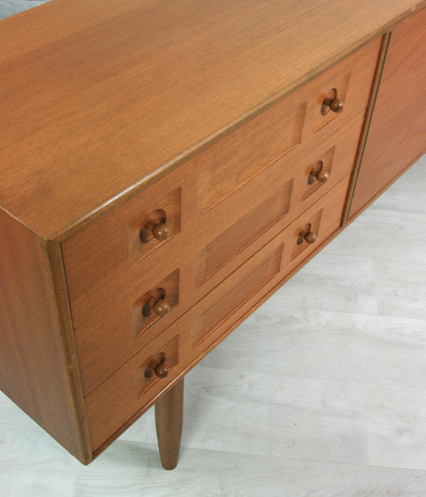 Vintage 1960s Mcintosh Teak Sideboard